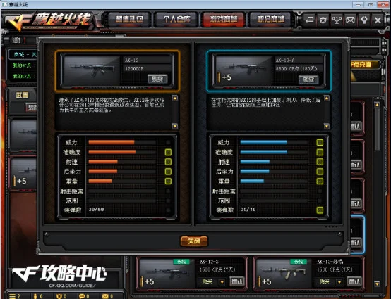 cf ak_CF武器AK12-A刺刀加成_AK12-A性能参数