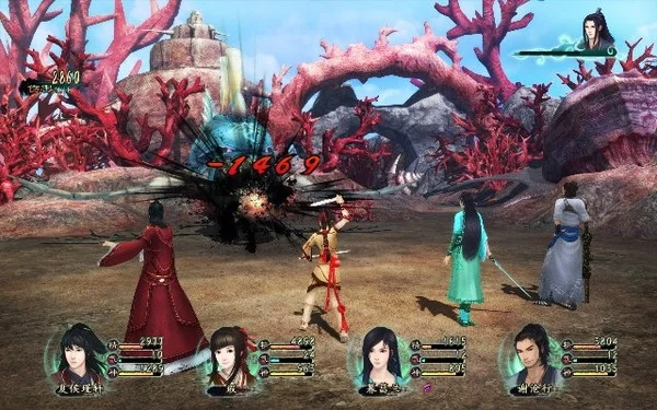仙剑奇侠传5前传_仙剑5前传全员连携攻击 合击升级绝技搭配_仙剑5前传战斗系统改进 十人可控角色 华丽技能特效