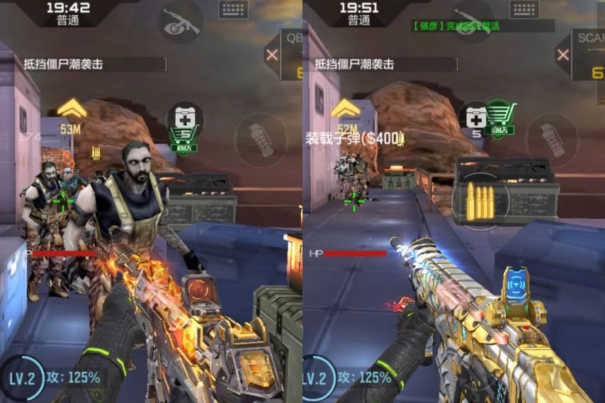 cfqbz03_QBZ03天罚挑战模式对比SCAR Light白虎致命一击2技能分析_QBZ03天罚弹道稳定性致命一击2叠加效果CFer评测