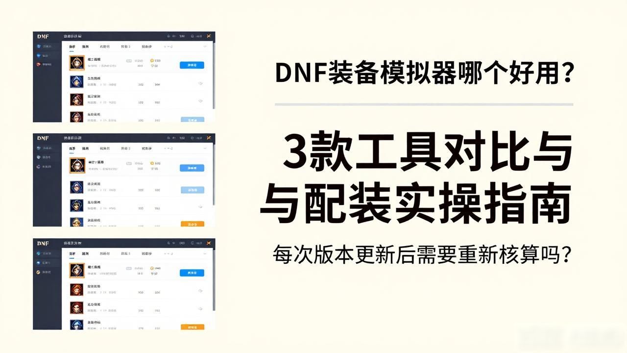 dnf装备模拟器_dnf装备模拟器在哪里_dnf装备模拟器手机版在哪