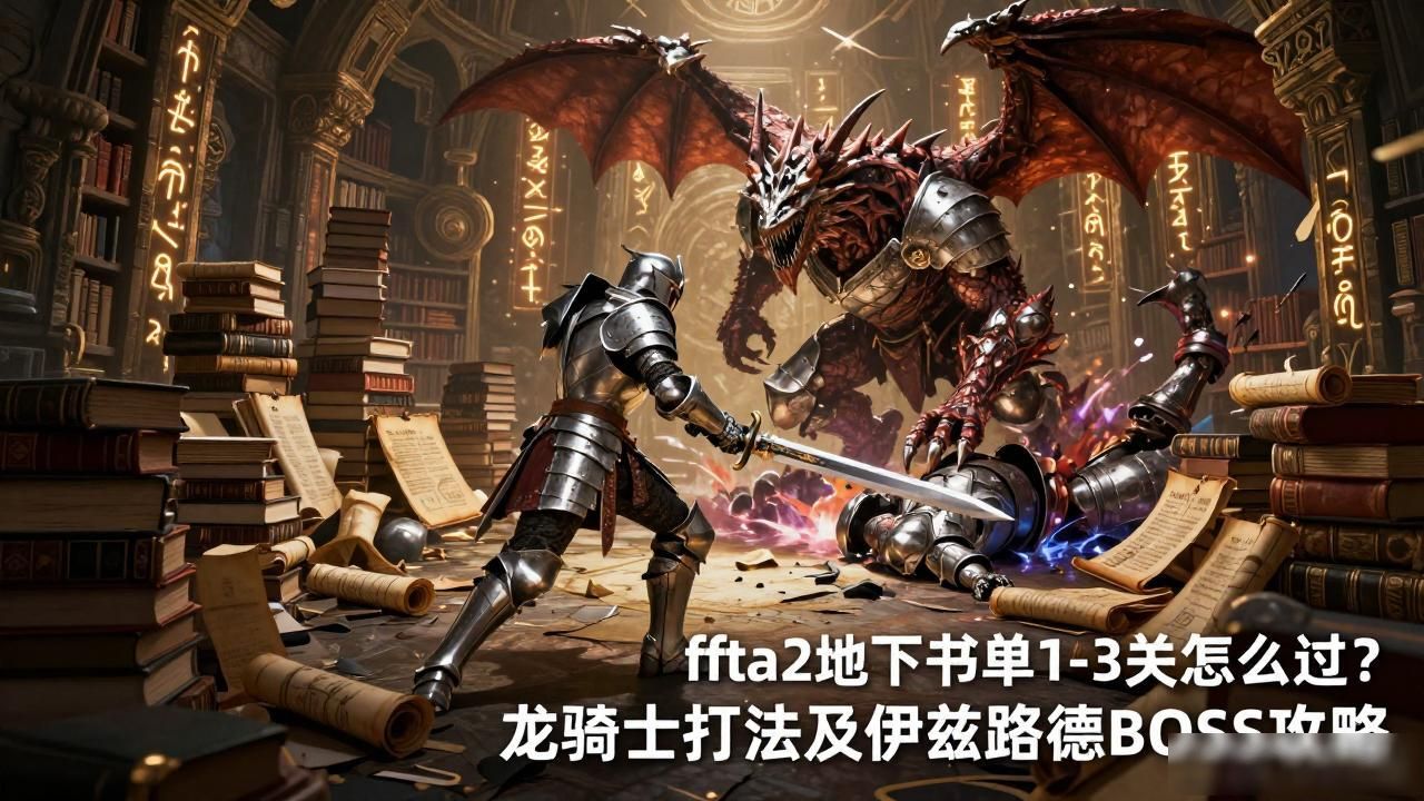 FFTA2第二十五关攻略_ffta2_地下書庫地下二階战法