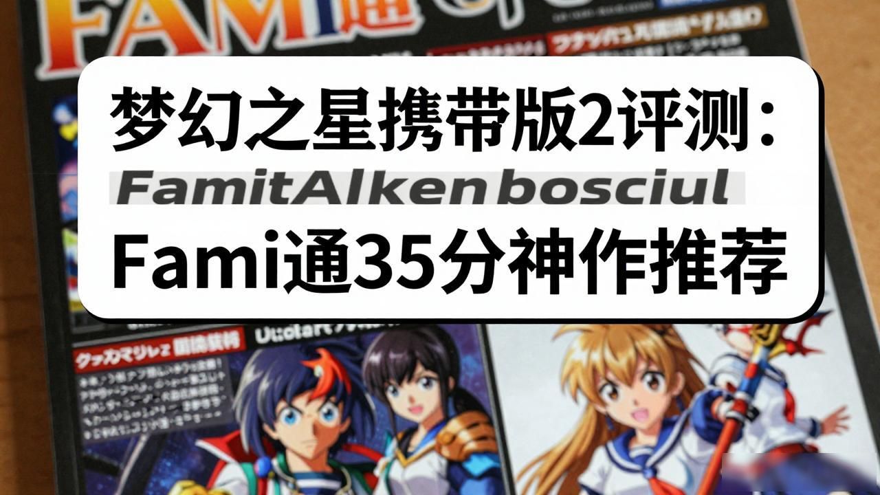 梦幻之星携带版2评测:Fami通35分神作推荐