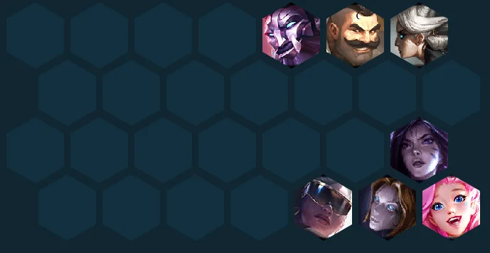 云顶之弈S6.5名流卡莎阵容_名流羁绊5人口调整_lol s6