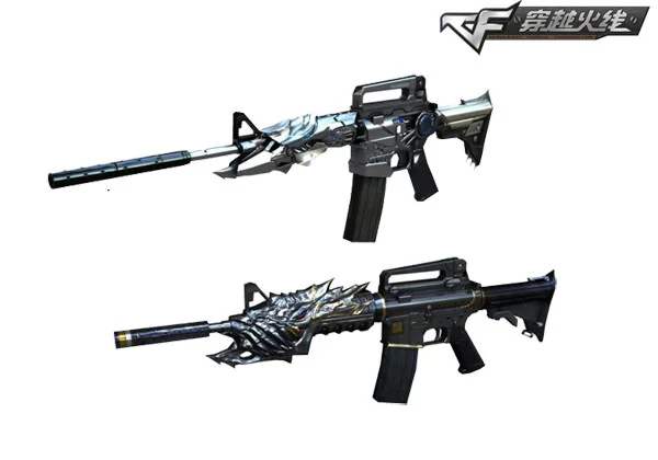 m4a1-战龙_ 穿越火线M4A1-黑龙 特殊属性 _穿越火线M4A1-雷神 预售